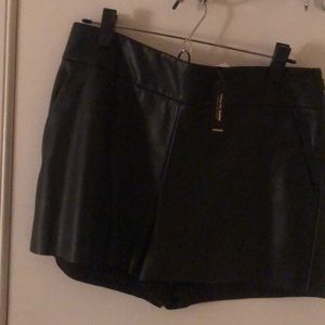 Faux  Leather Short
